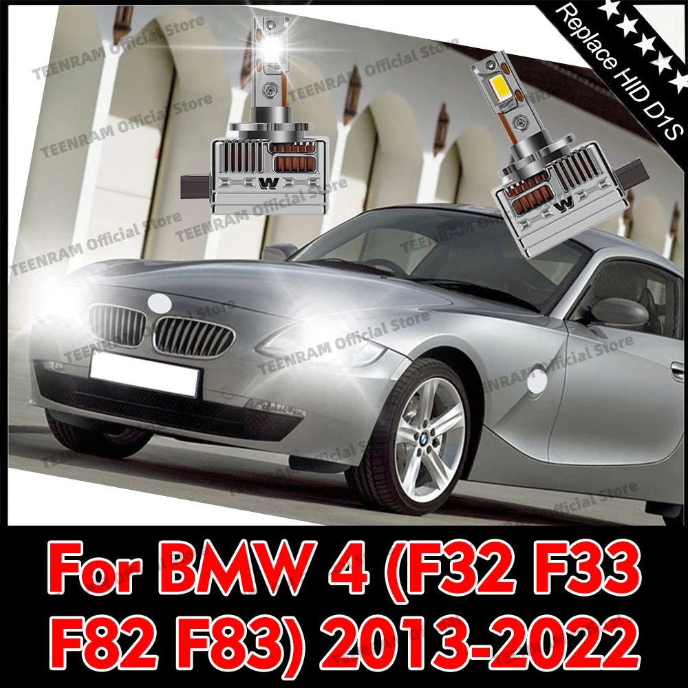 

2x автомобильные фары 50000LM D1R D1S HID на светодиодные лампы для BMW 4 F32 F33 F82 F83 2013 2014 2015 2016 2017 2018 2019 2020 2021 2022