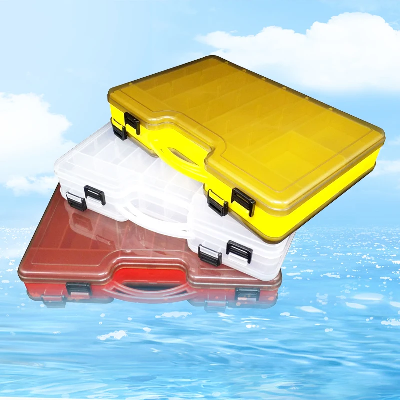 

Double-sided Hand-held Bait Box, Plastic Loua Sea Fishing Suitcase, Fishing Lure Case, With Insert Multi-purpose Tool Box