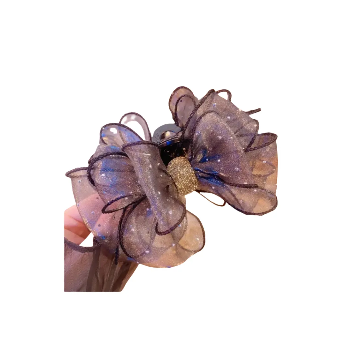 Высококачественные зажимы, модные и высококачественные открытки, сетчатые двусторонние цветы со стразами для взрослых для женщин