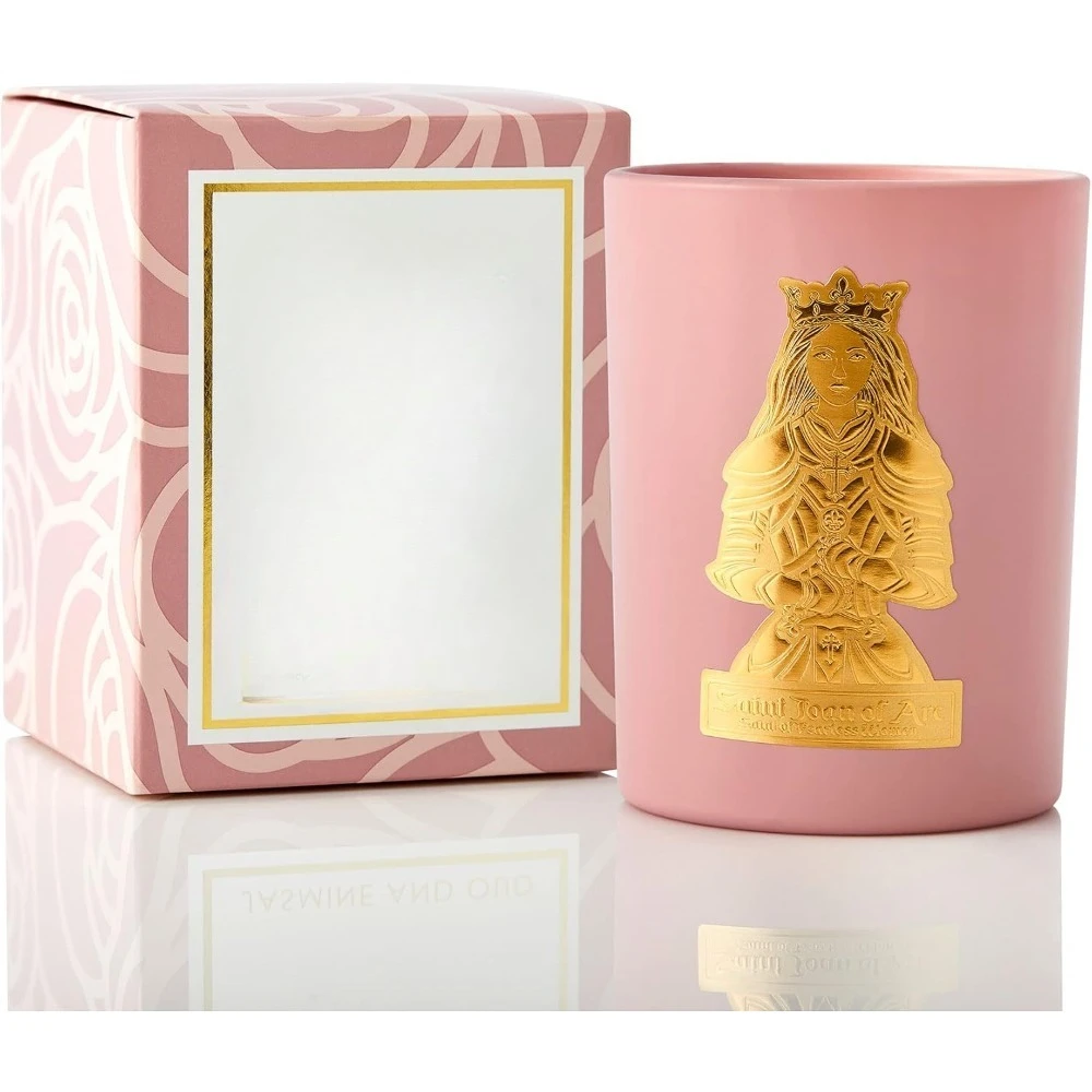 

Saint of Fearless Women, Soy Coconut Aromatherapy Candle with 80 Hour Burn Time, Special Edition, Aromatherapy Candles