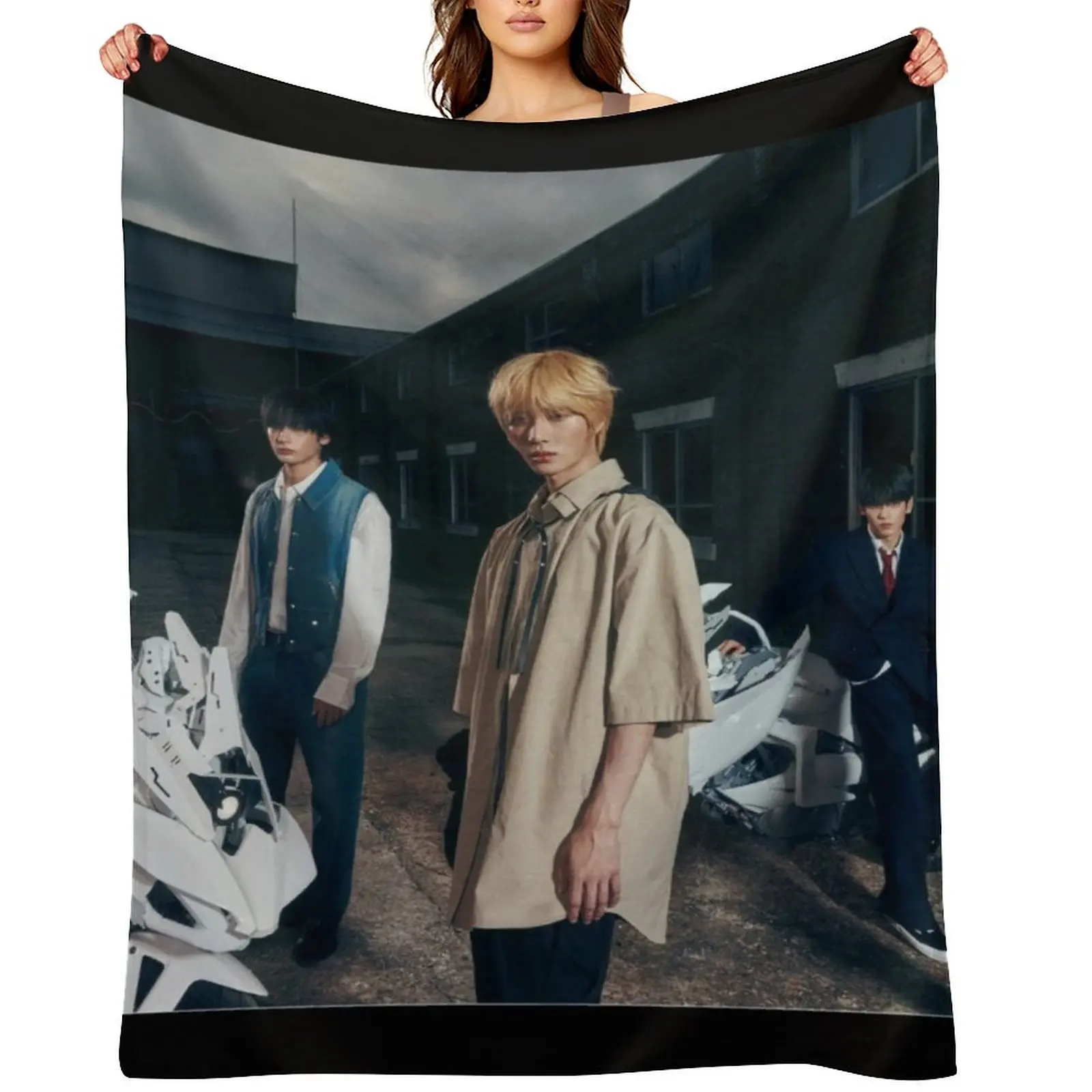 

SANCTUARY KNIGHT TXT Throw Blanket christmas decoration Cute Plaid Softest Multi-Purpose Blankets