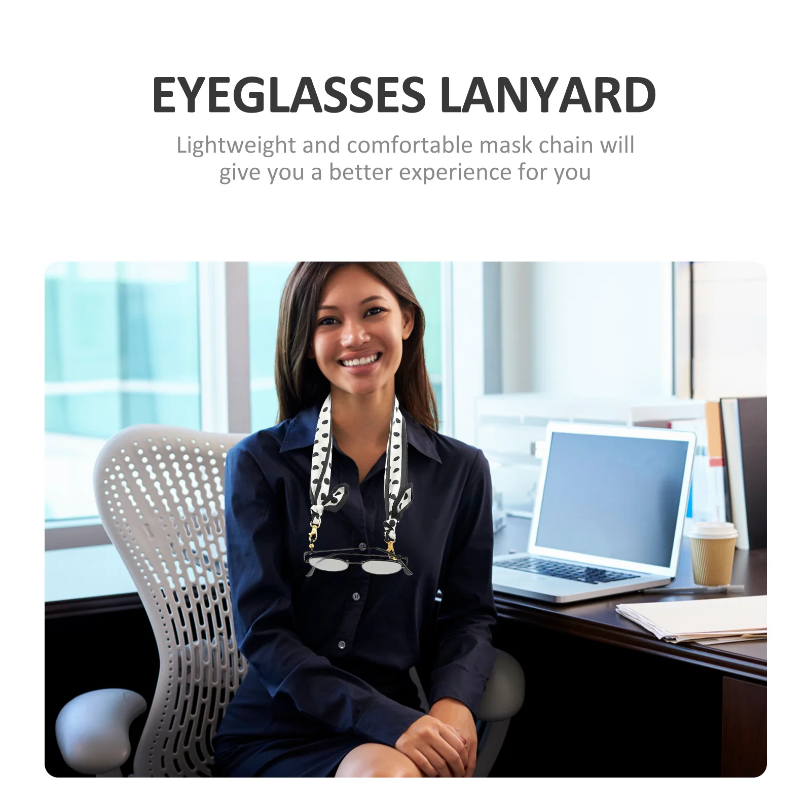 

Bohemian Style Eyeglasses Lanyard Durable Nylon Mask Chain Lightweight Hanging Glasses Strap Practical Elegant Holder