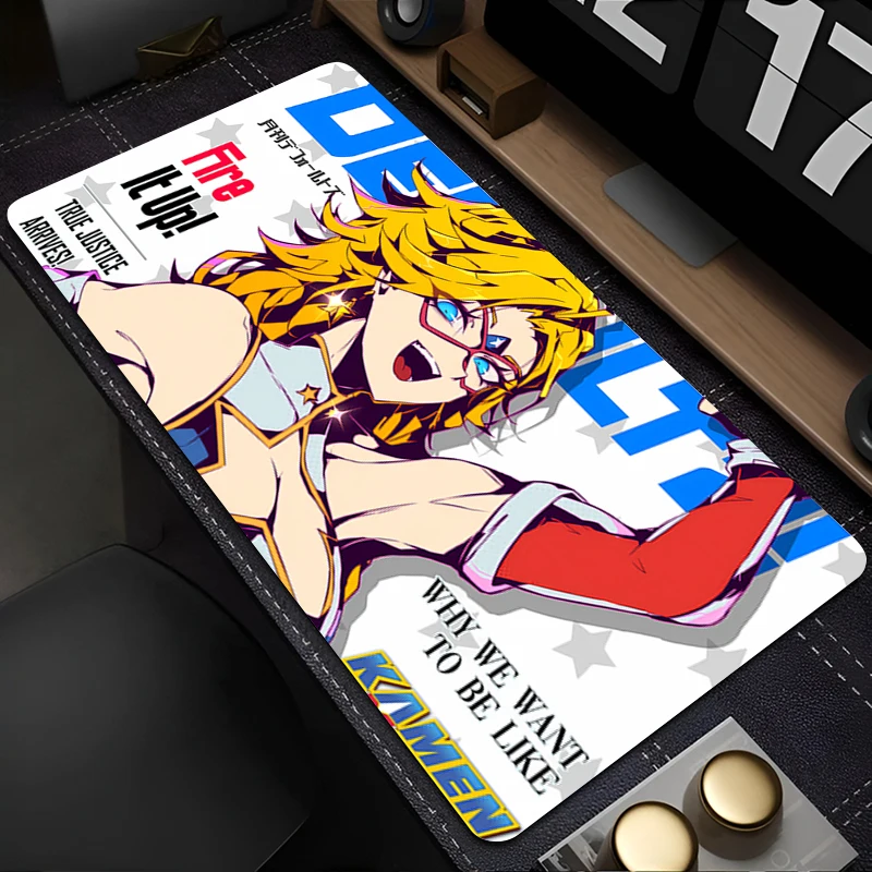 Mouse pad acessórios para pc teclado tapete de mesa de escritório anime mousepad natural diabo oni máscara de borracha anti deslizamento almofada estendida para jogos