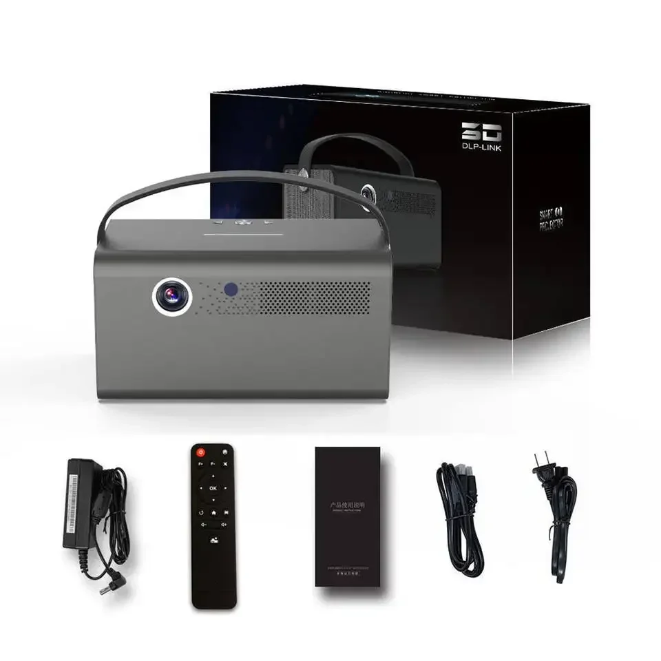 

V7 PRO 1080P 3D Camping Home Theater Portable DLP Projector Android 9.0 BT 4.0 Built In 15600mAh Battery 2G 32G Projector