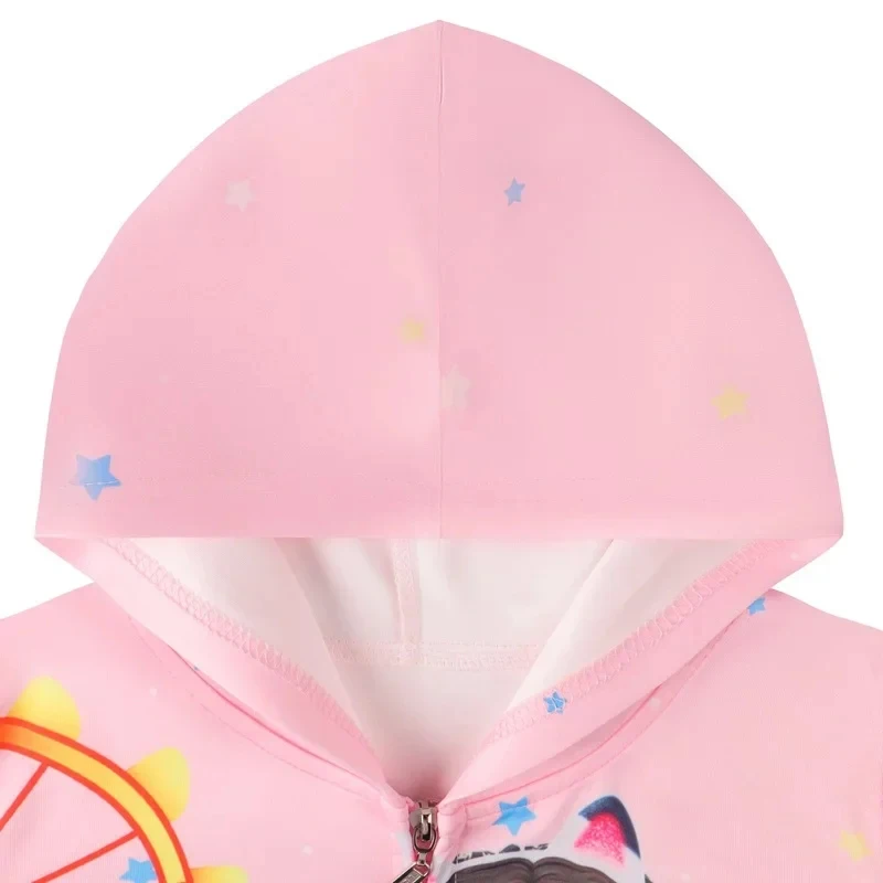 2026 'S Dollhouse Cosplay Cat Hoody Jacket Toddler Boys Clothes Baby Girls Gabby Cats Zipper Jackets Ch X117P view 5