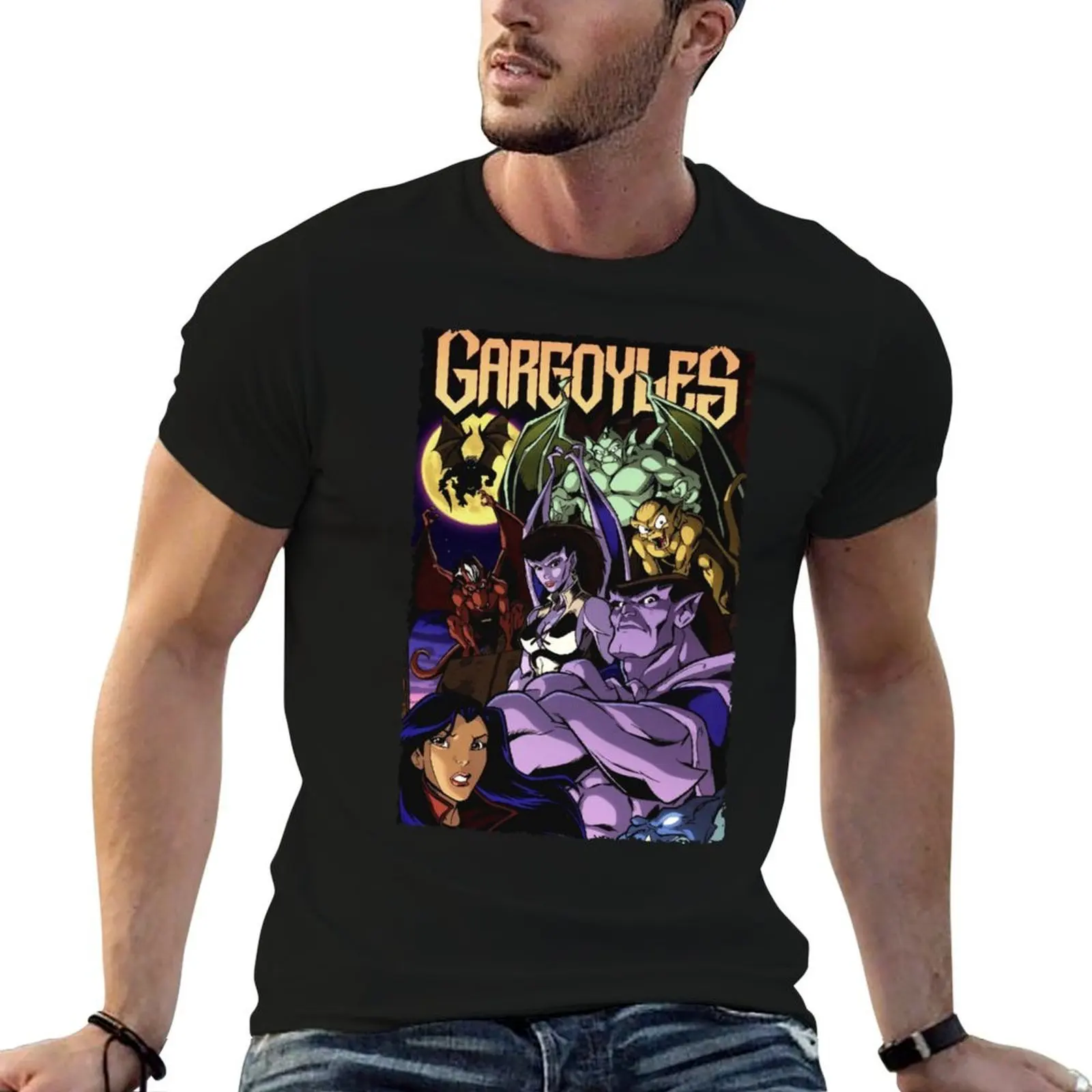

GARGOYLES - GOLIATH T-Shirt cotton t shirt man graphic t shirts for man T-Shirt
