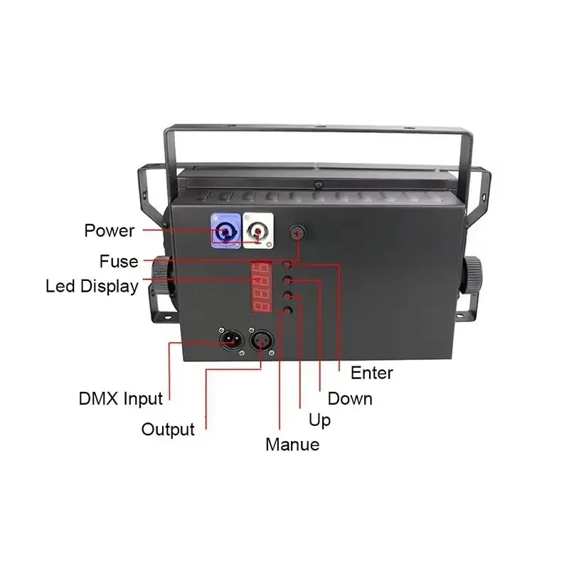 Lampu Panggung Par Led 2 Mata 100W LED Matriks Rgb Kualitas Tinggi Lampu Panggung Penutup Mata Led 2 Mata