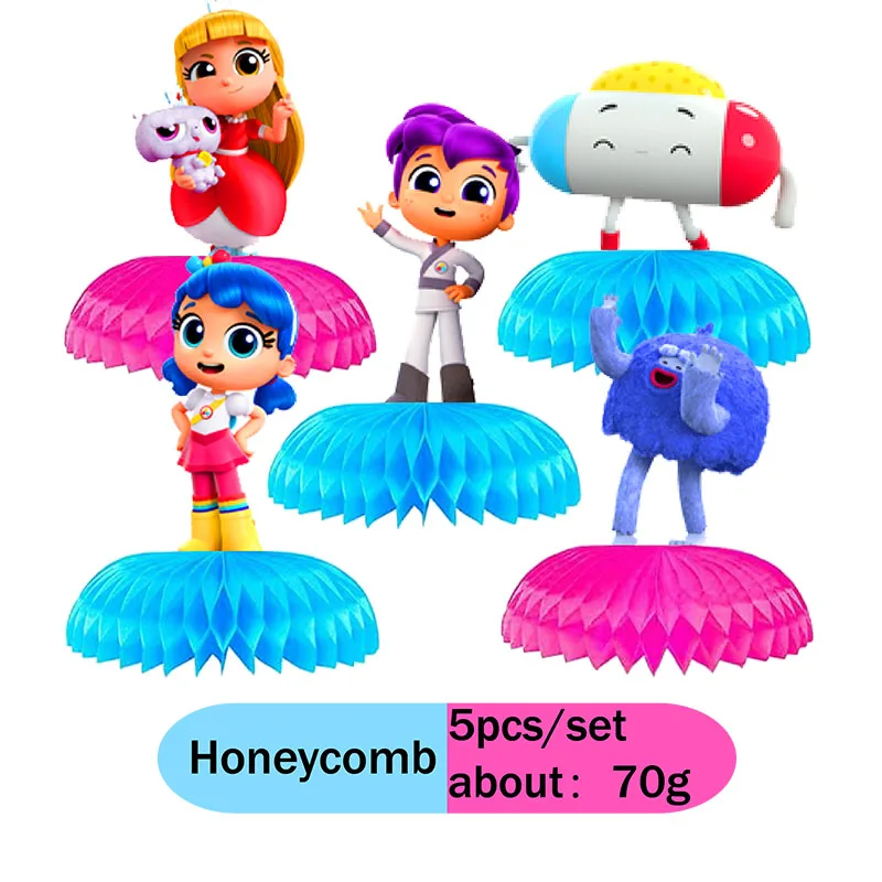 True and the Rainbow Kingdom Cartoon animation theme baby shower decorations disposable party decoration stickers balloon