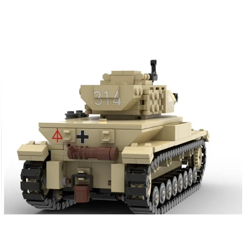 MOC-67881 Blocos de Construção IV G Tanque Militar Modelo Presente Criativo Conjunto de Blocos de Construção de Quebra-cabeça