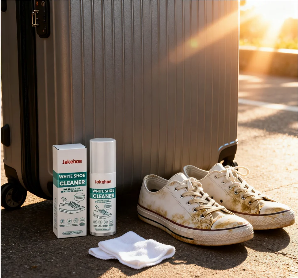 

Magic White Shoes Cleaning Spray: Effectively Erases Dirt, Stains & Yellowing. Keep Your Sneakers Looking Brand New & Bright