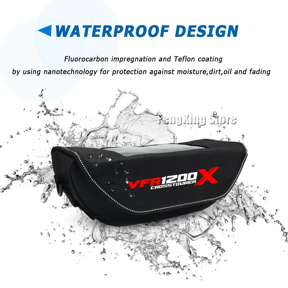 Sac de voyage étanche pour guidon de moto Honda Varadero XL1000 VFR1200X VFR 1200 X NC700X, sac de rangement