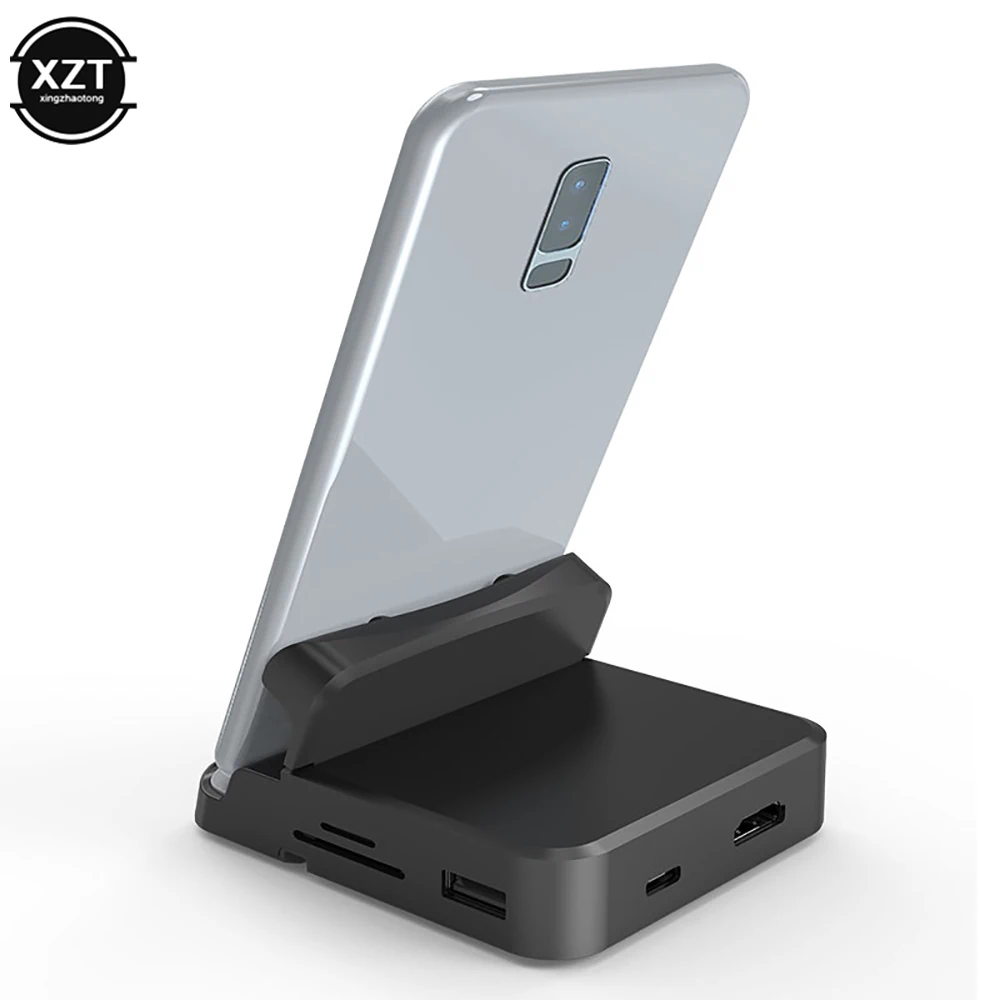 8 In 1 Type C HUB Docking Station Phone Stand Dex Pad Station USB C To HDMI-compatible Dock Power Charger Kit for For Samsung