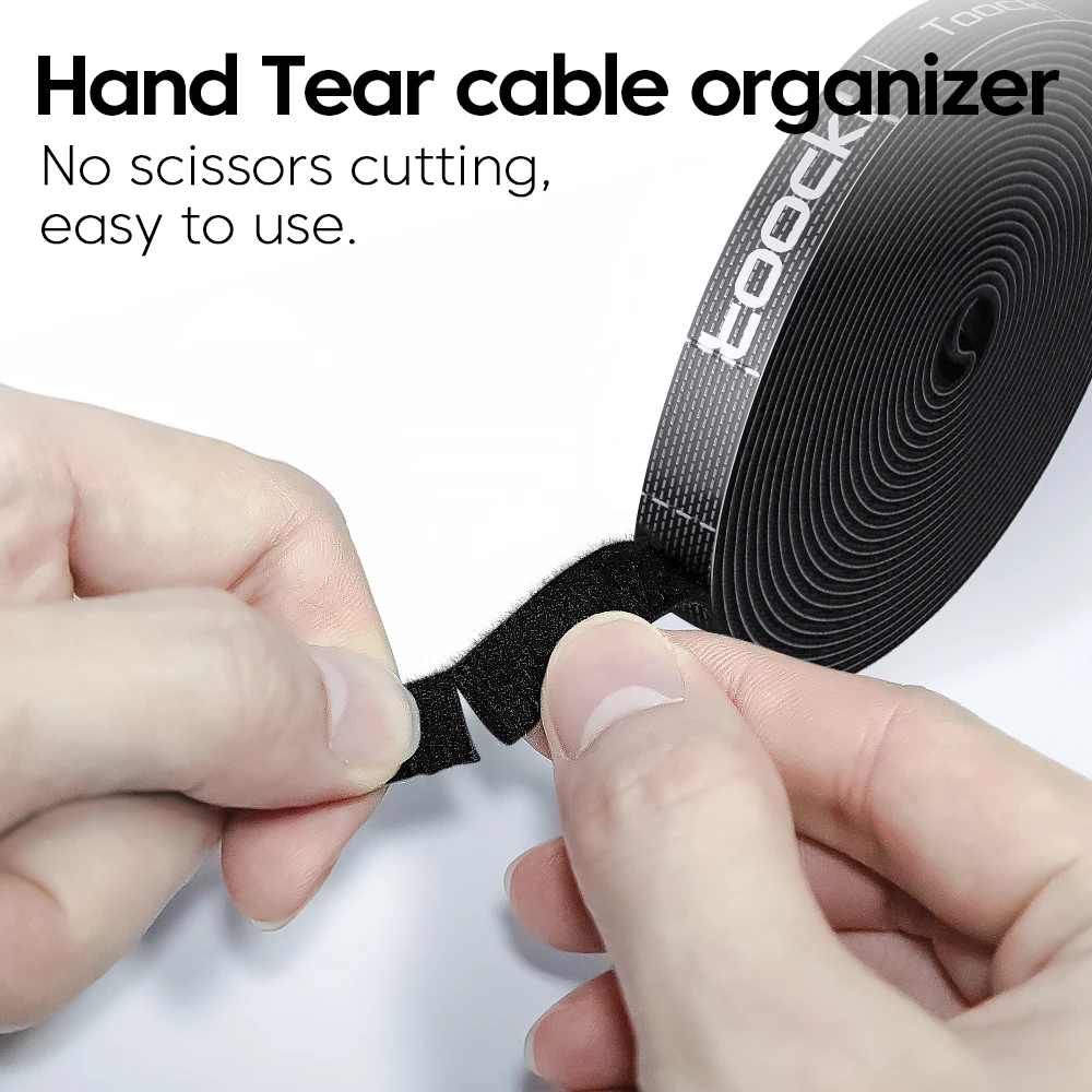 Toocki Cable Organizer Cable Management Tearable Organizador Cables Winder Ties Phone Accessories Wire Cord Organizer And Cables