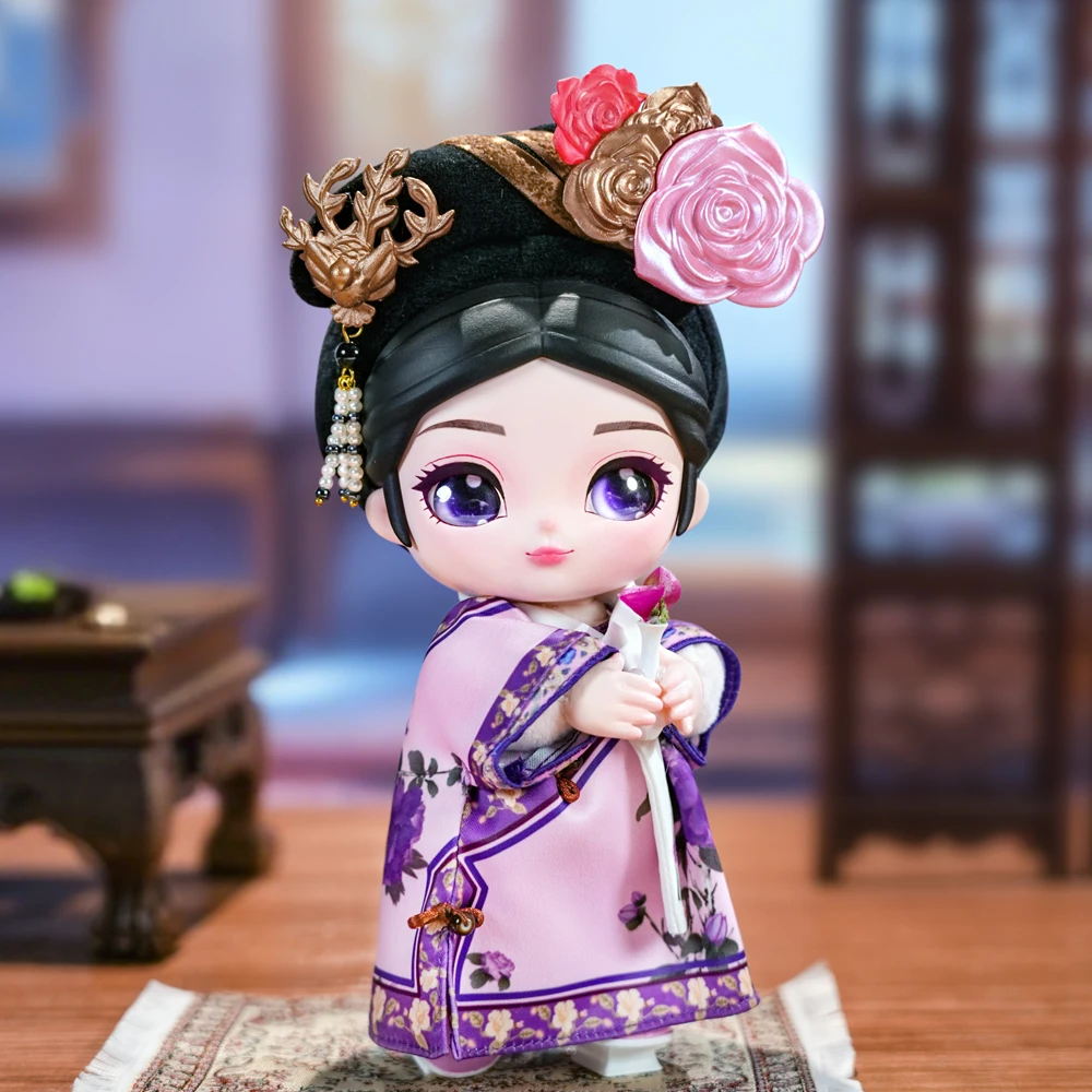 

DBS-Zhen Huan: Коллекционная виниловая плюшевая кукла-сюрприз DUMIA, подвижная кукла-скелет, подарок для девочки