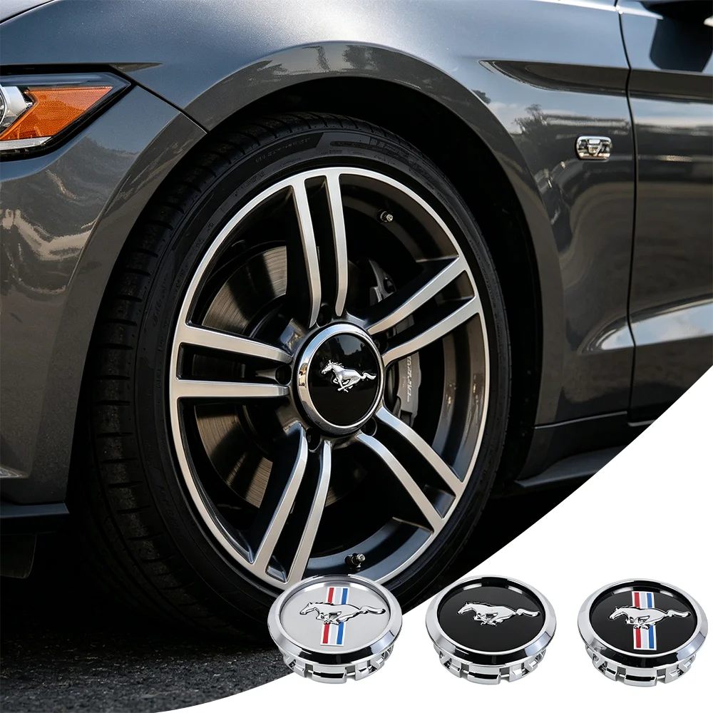 4pcs 68mm Car Wheel Tire Hub Center Caps Emblem Cover For Ford Mustang Focus MK2 Mk4 Fiesta Mondeo Fusion Kuga Edge Accessories - view 6