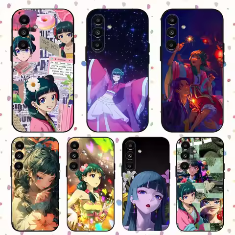 Apothecary Diaries Maomao Phone Case For Samsung S24,S21,S22,S23,S30,Ultra,S20,Plus,Fe,Lite,Note,10,9,5G Black Soft Cover