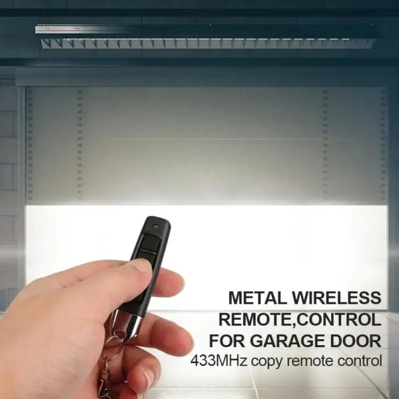Clonación Universal puerta eléctrica puerta de garaje llave de Control remoto 433mhz clonador 433MHZ Control remoto puerta de garaje abridor remoto