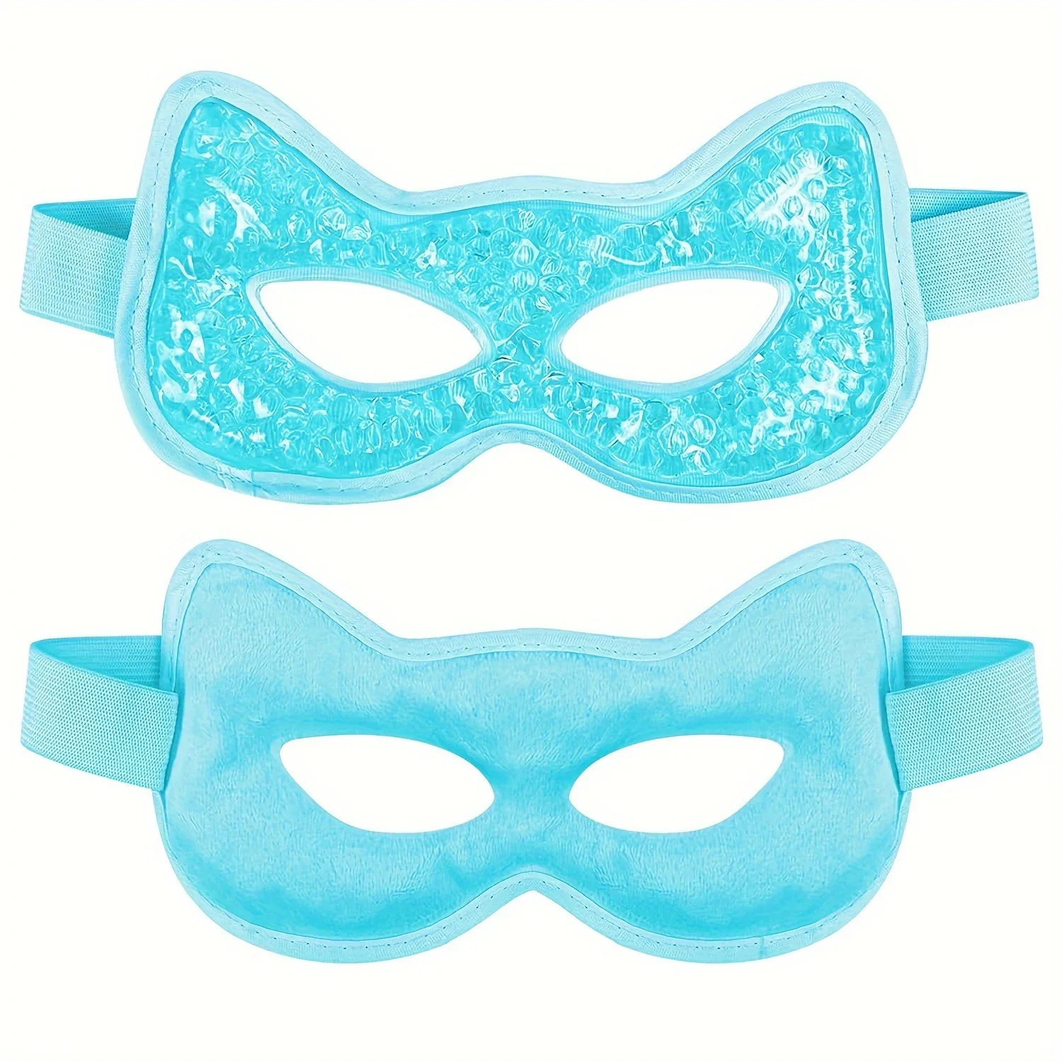 

Gel Eye Mask with Eye Holes Reusable Hot Cold Therapy for Puffiness Dark Circles/Eye Bags Dry Eyes Stress Relief Cold Eye Mask