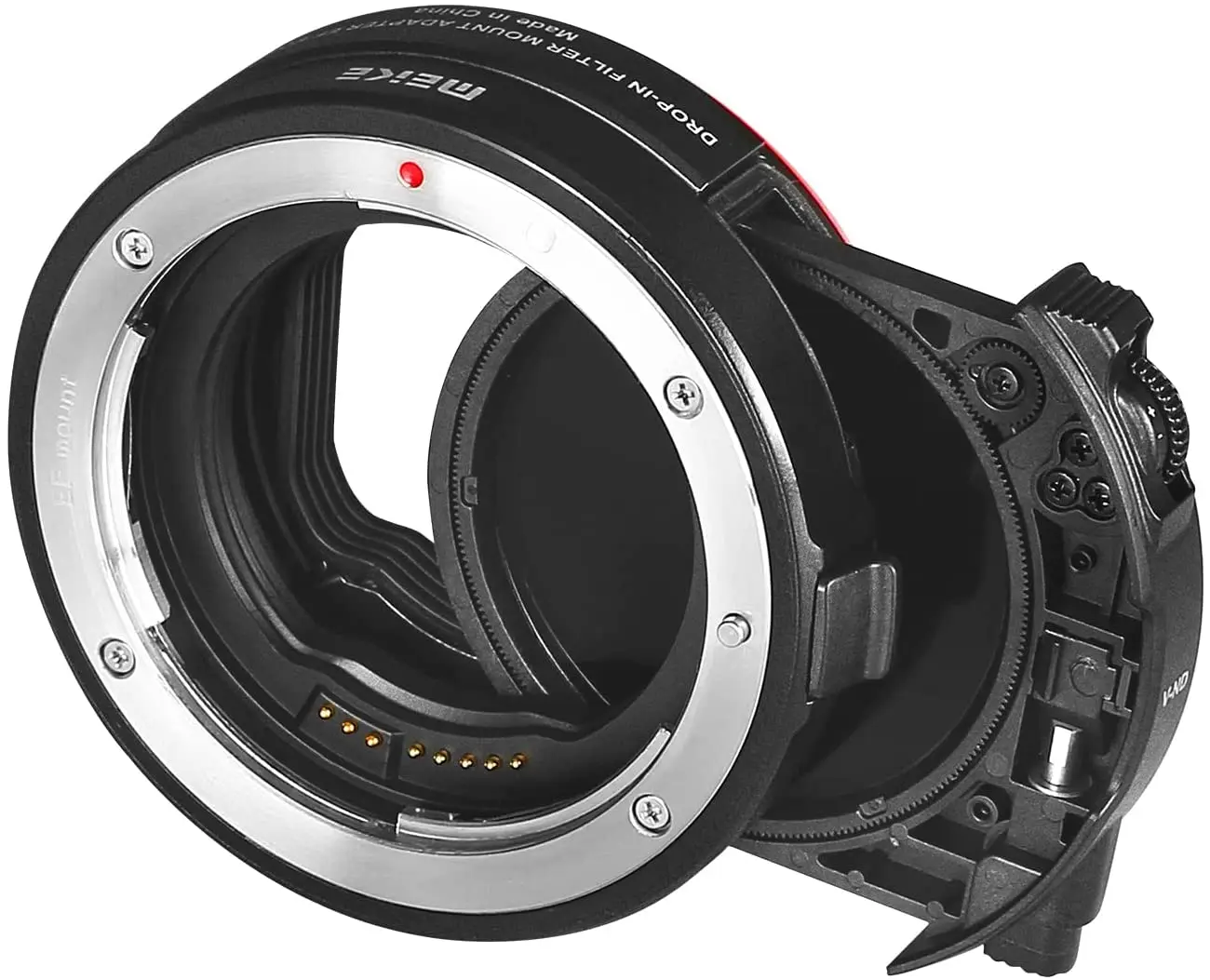 محول تثبيت عدسة تركيز آلي Meike ، فلتر متغير قطرة في الثانية ، فلتر لكاميرات Canon EOS R R5 R6 RP C70