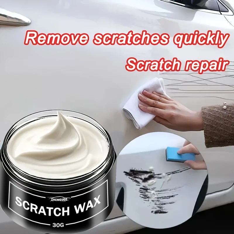Upgraded Car Paint Scratch Removal Kit - Scratch Removal Cream, Car Paint Refurbishment Paste, Repair Gel, Nano Polishing Paste, Suitable for Any Car Paint Color, Maintenance Patch Kit