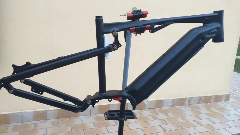 Aluminum alloy full suspension octagonal m620 electric bicycle frame