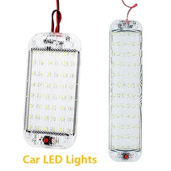 Car Led lights Car Accessories Led Bar lights for Car Interior Dome Light with Switch Strip Lamp Interior Lights Bus Boat Truck
