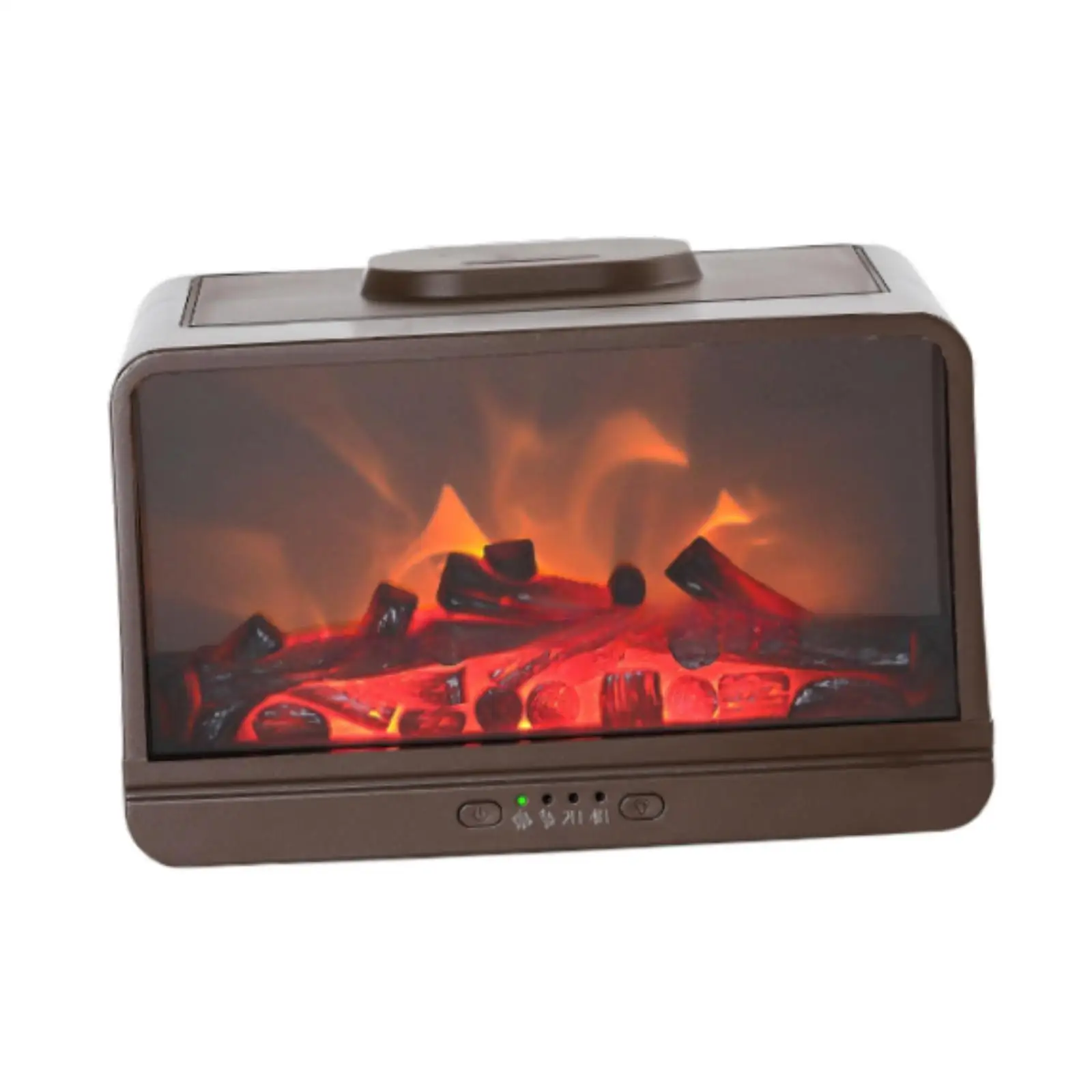 Difusor de óleo essencial de umidificador de ar de chama para presente de inauguração de spa de escritório