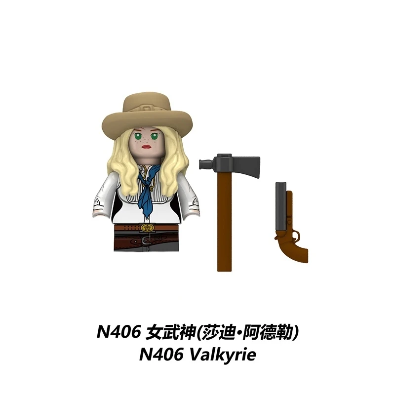 Decoration RDR2 Game Character Mini Action Model Figures Doll Western Cowboy Police Cartoon For Christmas Gifts
