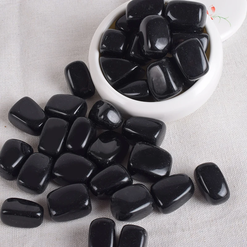 Wholesale Natural Tumbled Stones Obsidian Stone Crystal Polished Gravel Specimen Natural Stones Home Decor Gem Decoratio