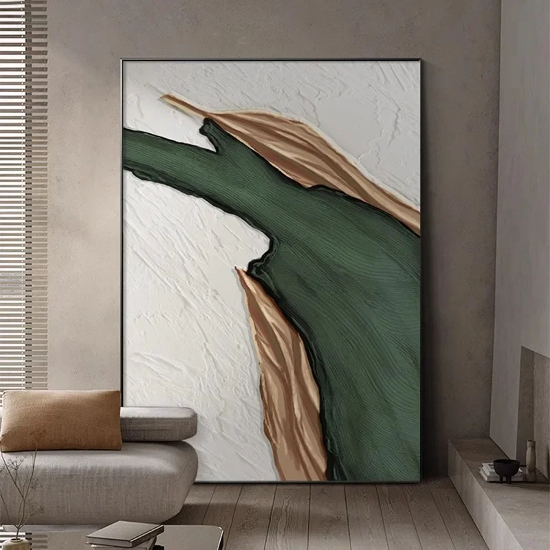Sofa background wall floor painting modern simple entrance decorative painting hotel hanging painting