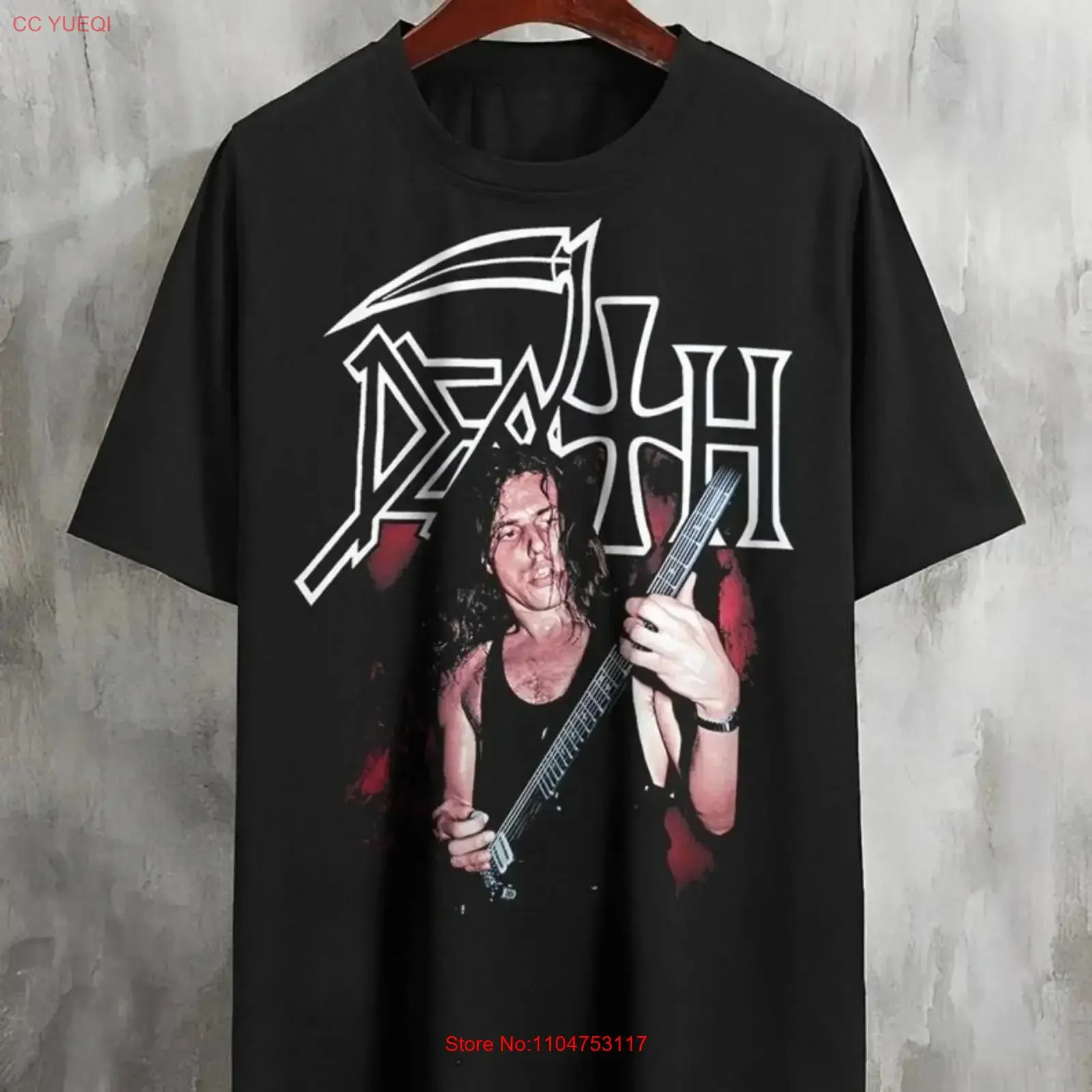 RARE New Chuck Schuldiner Death Band Christmas S 5XL T Shirt HOT vintage Washed Unisex fashion Stretched streetwear Stylish