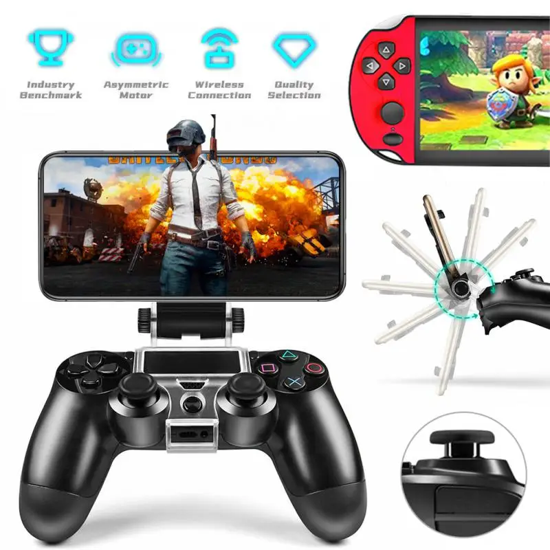 スマートフォンクリップ,クランプ,ゲームとアクセサリー,ゲームコントローラー,dualshock4,スリム