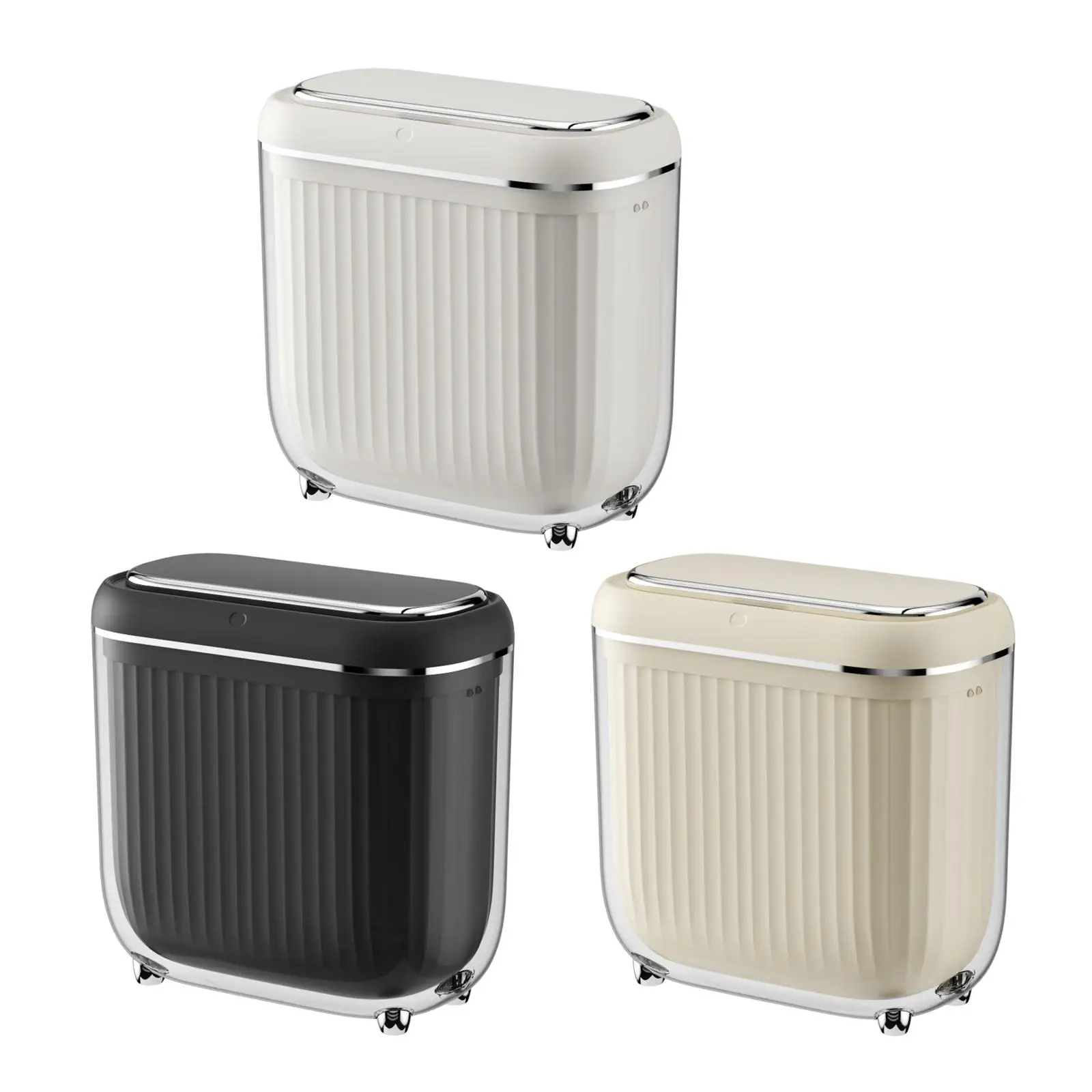 

Smart Trash Bin Waste Basket Recycling Rubbish Basket Space Saving Kitchen Trash