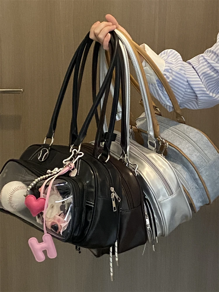 

Japanese two-dimensional yuan college wind large-capacity shoulder bag baseball bags JK uniform bag 10cm baby bags ltabag women