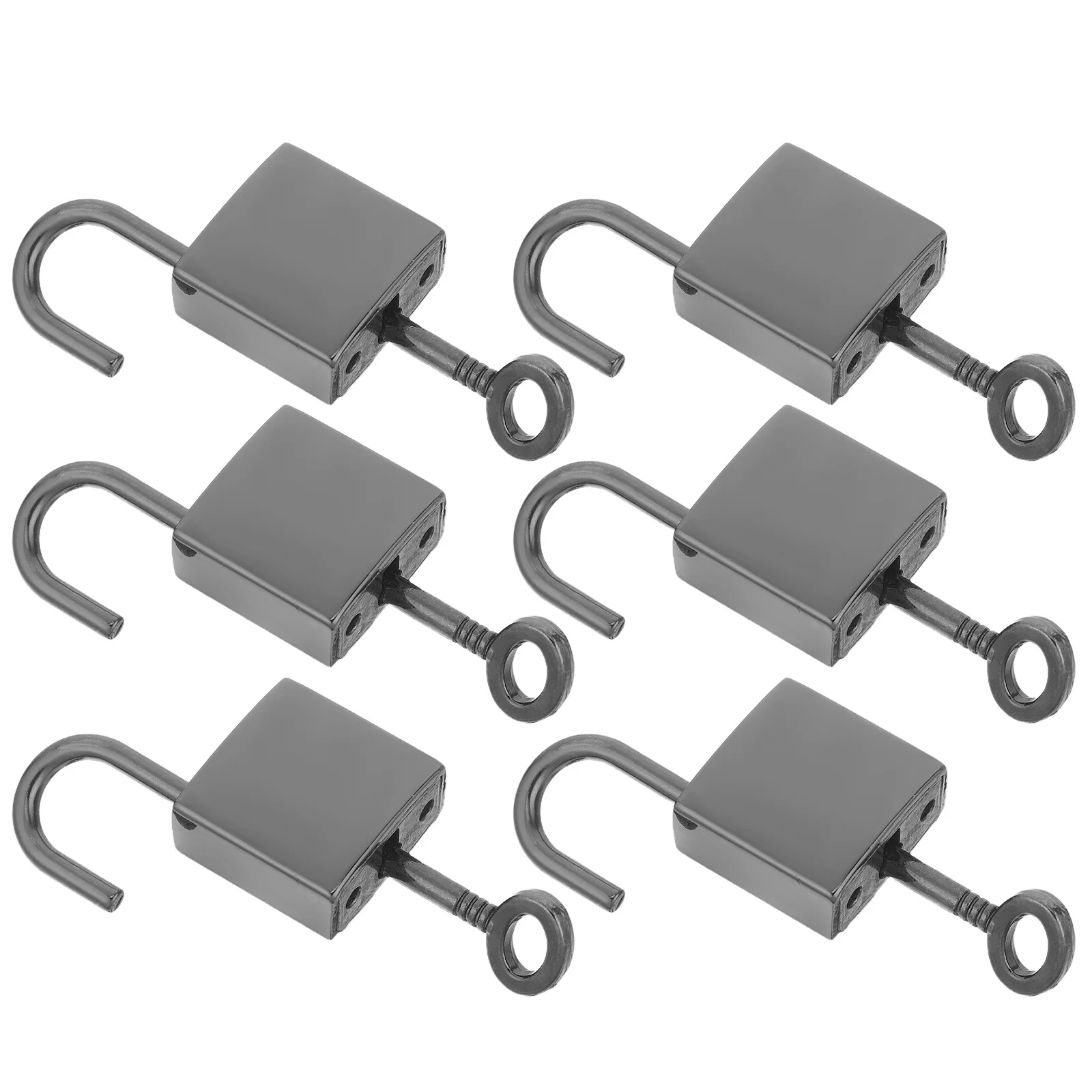 

6Sets Travel Padlocks Alloy Keyed Suitcase Backpack Luggage Diary Mini Locks Durable Security Zipper Lock Suitcase Lock