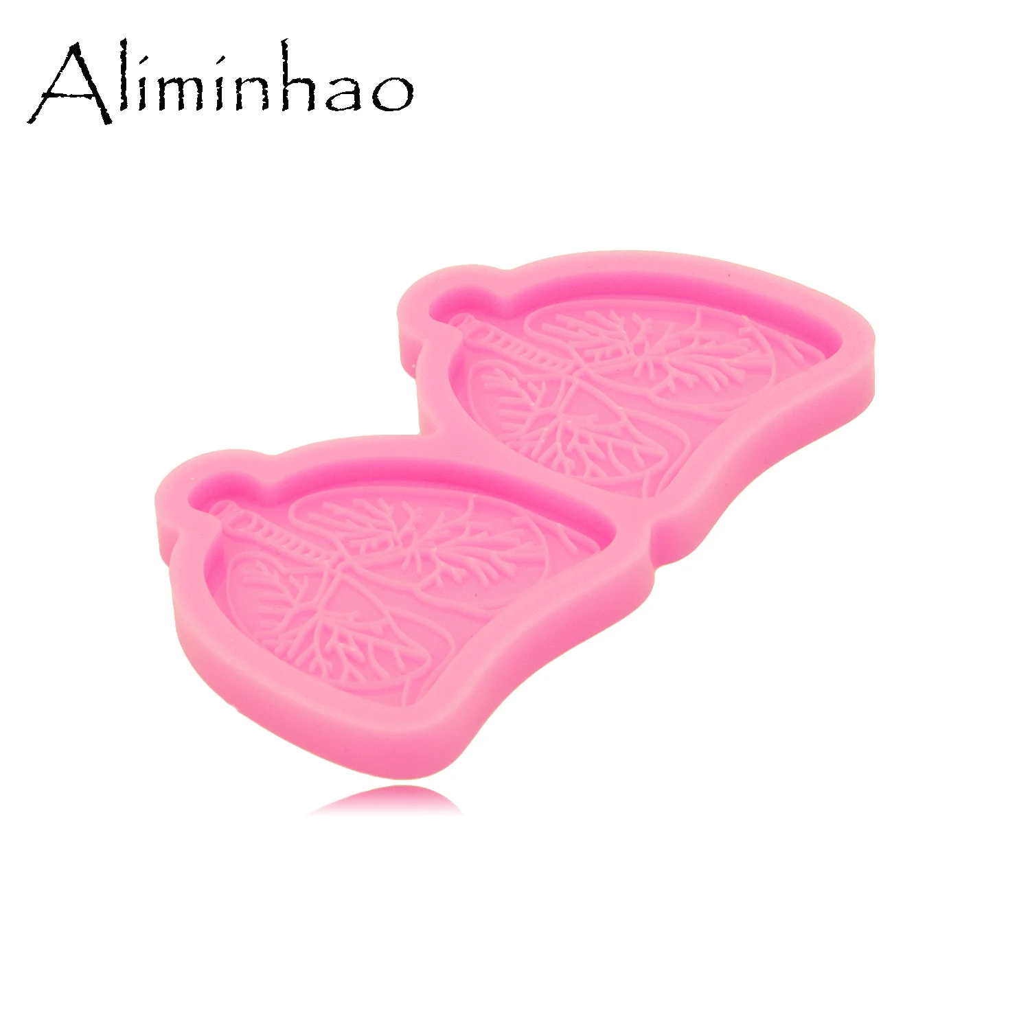 DY1630 1.5in Lungs Phone Grip Sockets Resin Mold for Phone Stand Grip Top, Silicone Molds Epoxy Art DIY, Chocolate Molds Cake