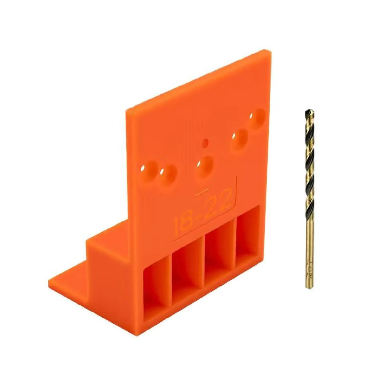Cabinet Panel Positioning Jig Plastic Woodworking Tool for Wardrobe Installation L Shaped Structure with Reusable Guide Holes
