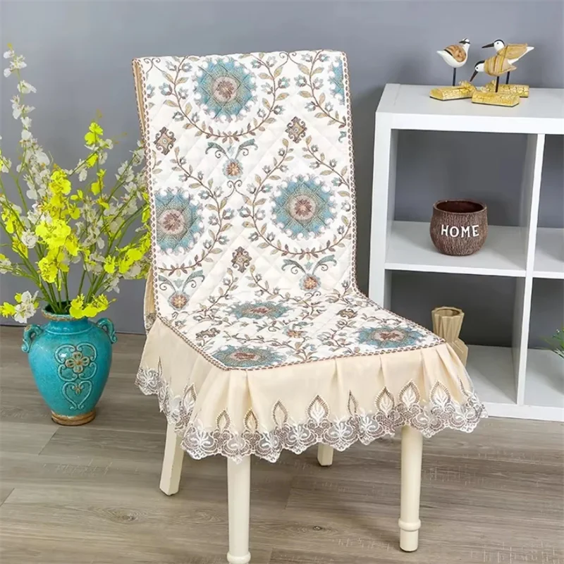 Fodera protettiva universale per sedia da pranzo Four Seasons Fodera per sedia per decorazioni per la casa in un unico pezzo Fodera per sgabello rettangolare semplice in tinta unita