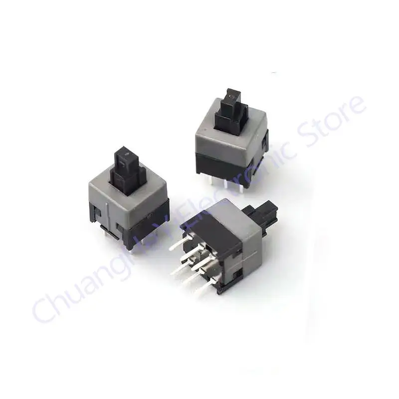 10Pcs 8.5*8.5mm Double Row No Locked Switch/Push button switch/key switch 6Pin