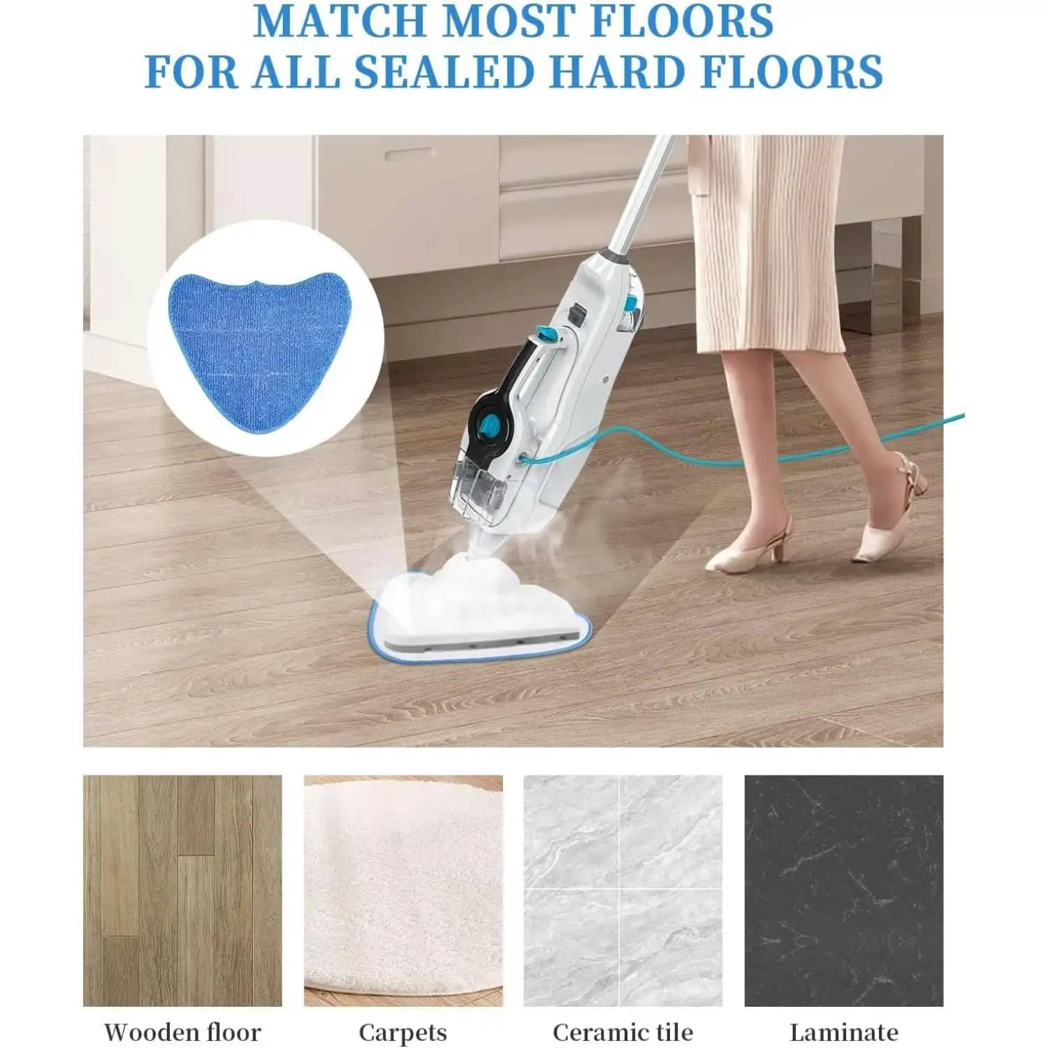 وسادات ممسحة بخارية من الألياف الدقيقة لممسحة بخار الفاكس ، للوسادات ، من من من من من من من من من من من من من من من من من من أجل الحصول على الممسحة البخارية ، ولوسادات الممسحة ، ولوسادات الممسحة البخارية ، ولوسادات الم