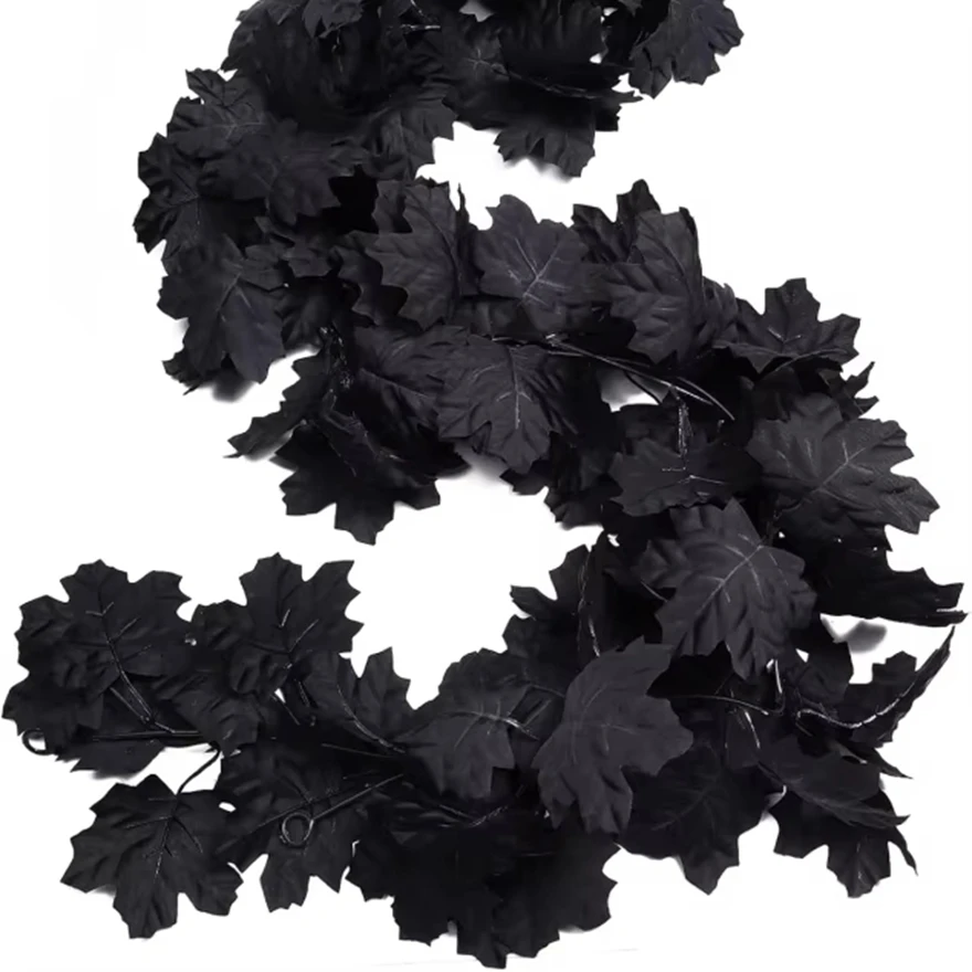 

Artificial Plants Maple Leaves Vine Flower Halloween Christmas Garlands Wedding Home Room Garden Outdoor Decor Festival DIY Gift
