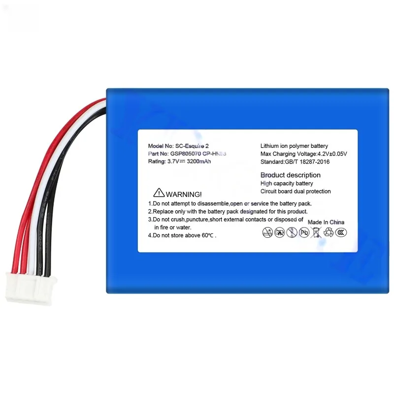 CP-HK03 3200mAh Speaker Battery for JBL Harman Kardon Esquire 2 Lithium Rechargeable Battery
