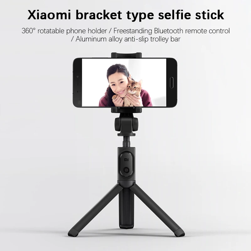 Xiaomi Mi Selfie Stick Tripod with Bluetooth Remote Extendable 360° Rotatable Zoom Selfie Stick Holder for IOS Android Phone