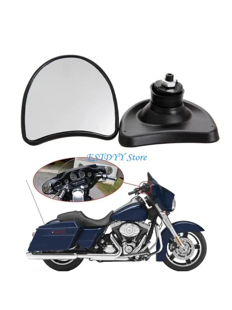 

G6DE Black Inner Fairing Mount Glass Rearview Glass Fit For 2014-2020 Electra Limited Street