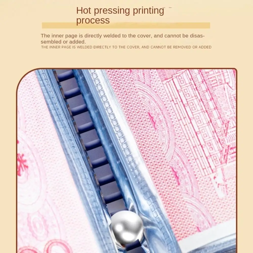 

Save Money 100 Envelopes Money Saving Challeng Large Capacity PU Savings Challenges Sheets Waterproof Reusable Budget Binder