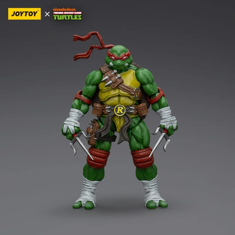 Figurines de Tortues Ninja en PVC pour Enfant, Modèle de Statue de Pomertoy, Leonardo, Raphaël, Michelangmirmatatello, 1:18, en Stock