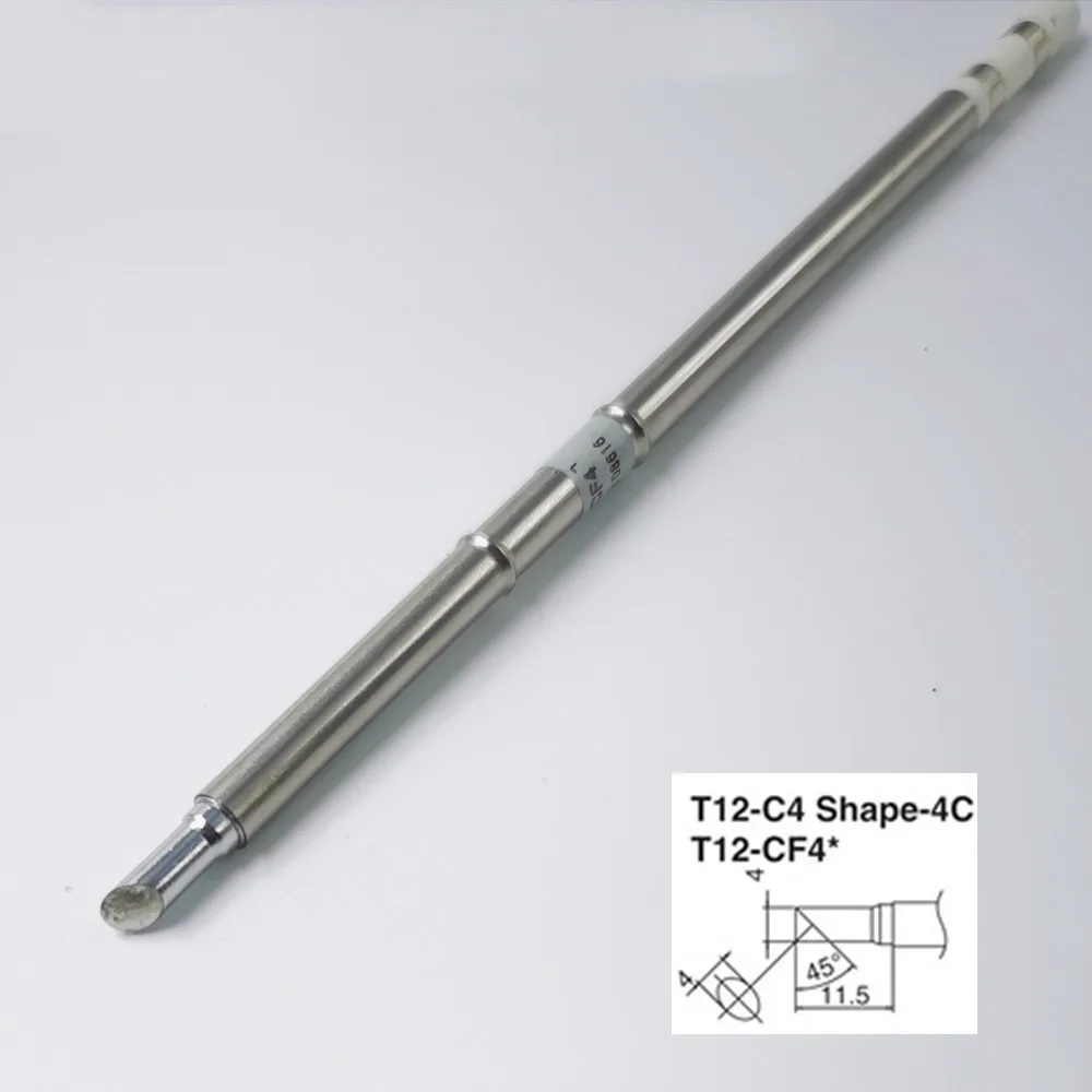 YOULORT T12-CF4 Soldering Iron Tips with Excellent Quality T12 Series Iron Tip For FX951 STC AND STM32 OLED Soldering