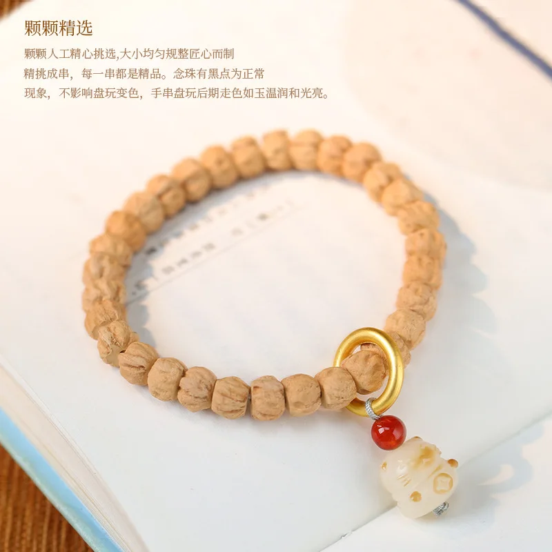 الطبيعية قسط العاطفة البذور سبحة صلاة لطيف شفاء الفحم الرعوي المحروق بودي الرجال والنساء يده سوار