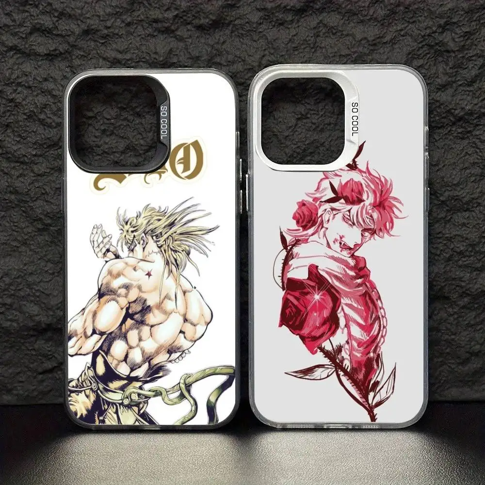

Dio B-Brando Phone Case Color Silver Shell For IPhone 17 16 15 14 13 12 11 Pro Max Plus