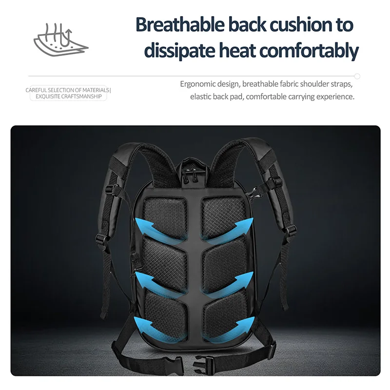 Portable Backpack for DJI Mavic 3 Pro/Mini 4/Mini 3 Pro/Air 3S Drone Accessories Storage Bag Hard Case PU Waterproof Backpack